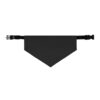 Black Stylish Pet Bandana Collar for Dogs - Fashionable and Comfortable - Image 2