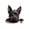 Scottish Terrier Dog Kiss-Cut Sticker - Perfect for Pet Lovers & Laptop Decor - Image 2