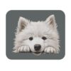 Samoyed Mouse Pad -Dark Grey Pet Design for Dog Lovers - Image 2