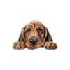 Bloodhound Dog Kiss-Cut Sticker - Perfect for Pet Lovers & Laptop Decor - Image 2