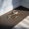 Colorful Pet Feeding Mats with Fun Bones & Paws Design-Brown - Image 11
