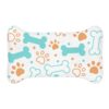 Colorful Pet Feeding Mats with Fun Bones & Paws Design - White - Image 5