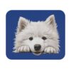 Samoyed Mouse Pad -Dark Blue Pet Design for Dog Lovers - Image 2