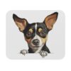 Rat Terrier Mouse Pad -White Pet Design for Dog Lovers - Image 2