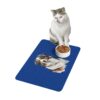 Australian Shepard Pet Food Mat (12x18) - Dark Blue - Image 4